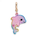 Gold Glitter Tie-Dye Dolphin - charmit.com