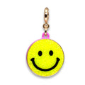 CHARM IT! Gold Glitter Smiley Face Charm _www.charmit.com