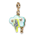 CHARM IT! Gold Glitter Lightning Charm - www.charmit.com
