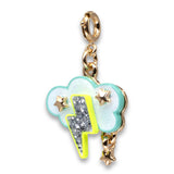 CHARM IT! Gold Glitter Lightning Charm - www.charmit.com