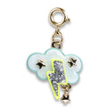 CHARM IT! Gold Glitter Lightning Charm - www.charmit.com