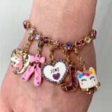 CHARM IT! Personalized June Birthstone Charm Bracelet - charmit.com