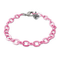 Pink Chain Link Bracelet - shopcharm-it