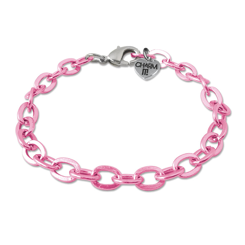 Pink Chain Link Bracelet - shopcharm-it