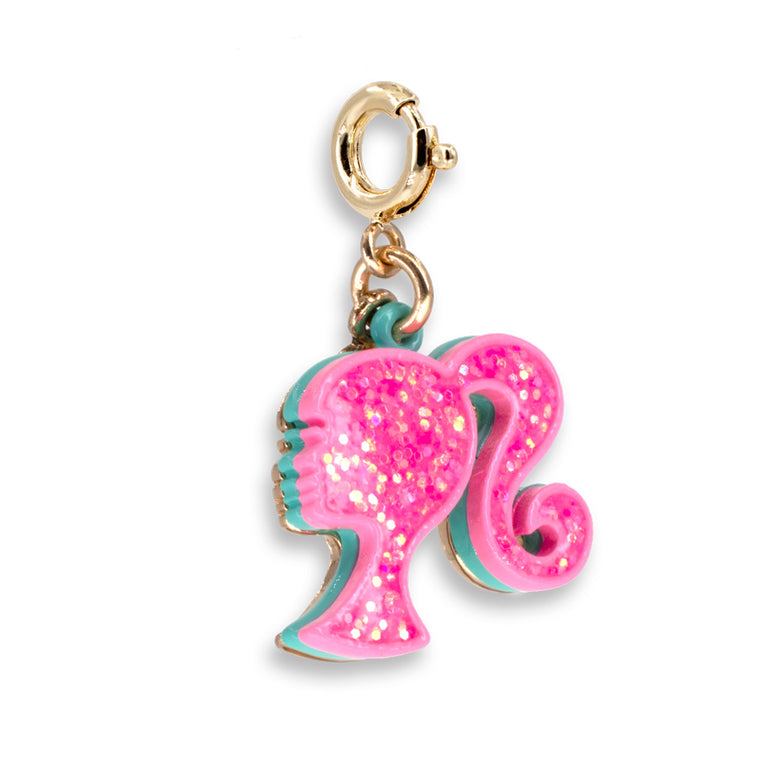 Gold Glitter Barbie Charm - charmit.com