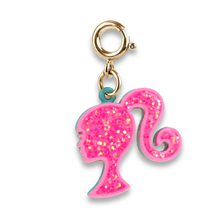 Gold Glitter Barbie Charm - charmit.com