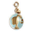 Gold Barbie Locket Charm - www.charmit.com