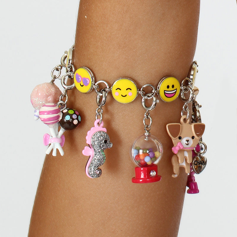 Glitter Seahorse Charm - shopcharm-it