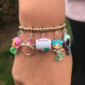 Gold Mermaid Tiara Charm - shopcharm-it