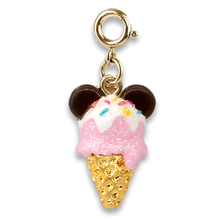 CHARM IT! Disney Charms - Gold Mickey Ice Cream Charm