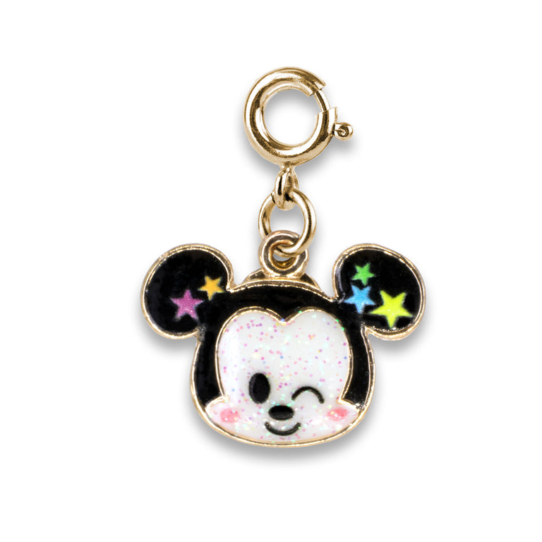 Gold Glitter Mickey Charm - charmit.com