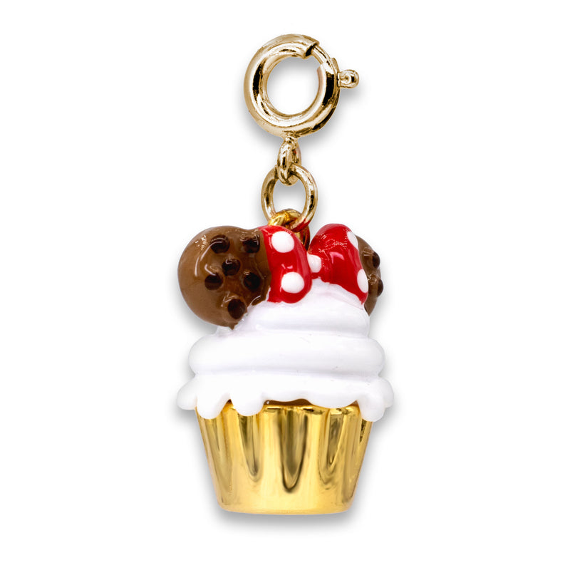 Gold Minnie Cupcake Charm