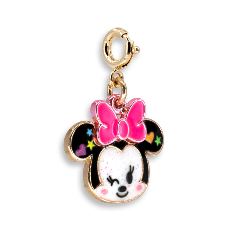 Gold Glitter Minnie Charm - charmit.com