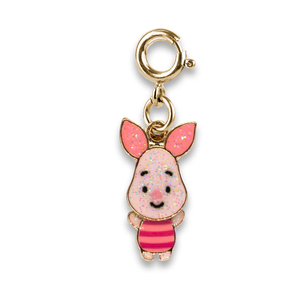 Gold Swivel Piglet Charm - charmit.com