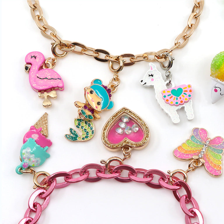 Glitter Llama Charm - shopcharm-it